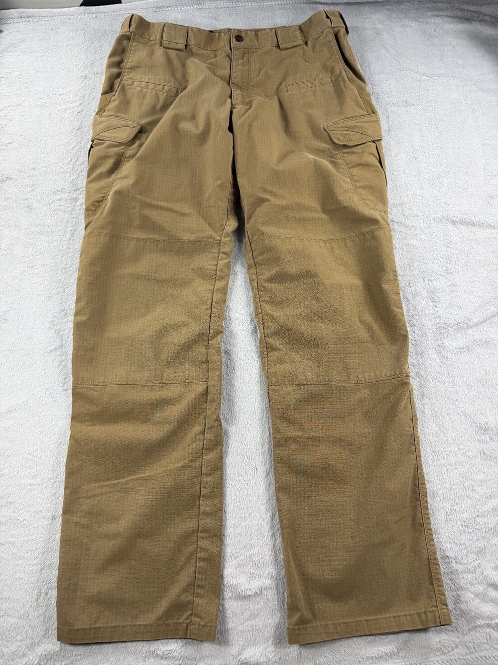 5.11 Tactical Mens Tan Stryke Pants Size 36x30 Utility Cargo Pockets Outdoor